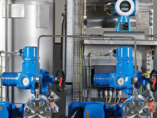 Components of LEWA pumps or systems can either be standard or customer-specific
